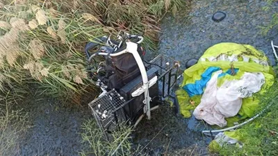 Polisevi saldırısında kullanılan paramotor bulundu