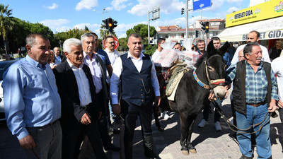 Katırla taşıdığı 1 milyon TL'yi belediye başkanına teslim etti