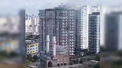 İstanbul'da rezidansta yangın paniği