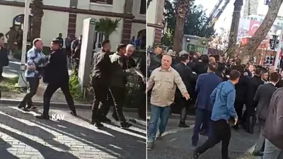 Bahçeli'nin mitingi öncesi AK Partililer ile MHP'liler birbirine girdi