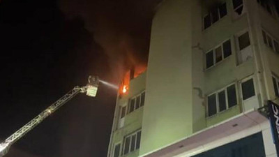 Başakşehir'de ayakkabı imalathanesinde yangın