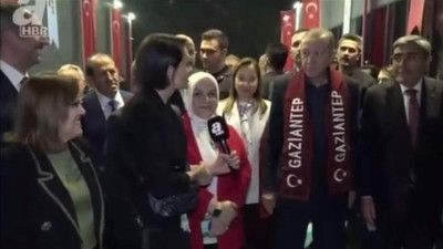 Erdoğan'dan aHaber muhabirine: ''Ayak yapma, ayak yapma''