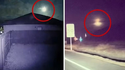 Evin üzerine meteor düştü! Dünya bu görüntüleri konuşuyor