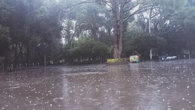 İzmir'de sağanak! Yollar göle döndü