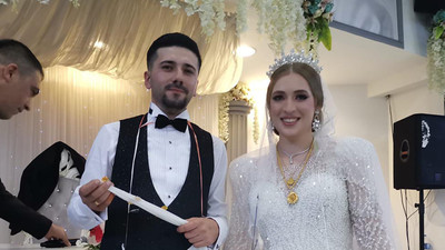 Gelin ve damada ''yok artık'' dedirten hediye