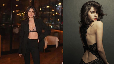 Kimse ne giydiğini anlamadı: Nesrin Cavadzade derin yırtmaçlı elbisesiyle dikkat çekti