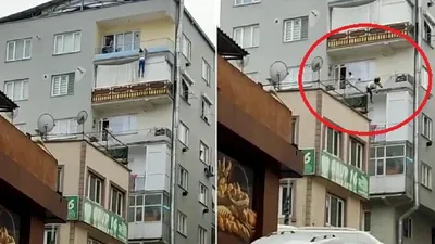 6'ıncı kattan düşen genç kız hayatını kaybetti! Korkunç görüntüler...