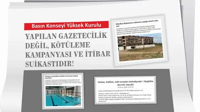 ''Yapılan gazetecilik değil, kötüleme kampanyası ve itibar suikastıdır''
