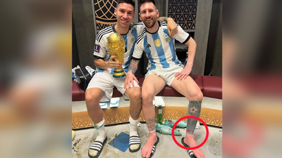 Messi'nin bileğinden çıkarmadığı kırmızı kurdele gündem oldu