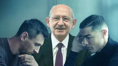 Messi, Ronaldo ve Kılıçdaroğlu! Kepez'de açılan pankart sosyal medyayı salladı