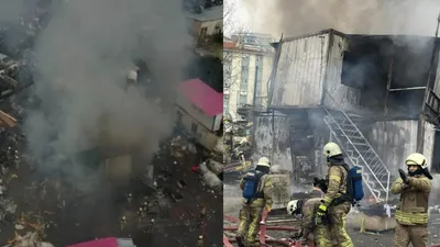İstanbul'da işçilerin kaldığı konteynerde yangın