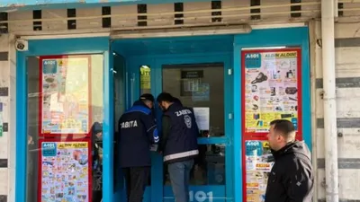 Zabıta ekipleri zincir marketi mühürledi