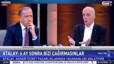 Türk-İş Başkanı canlı yayında kendisini böyle savundu