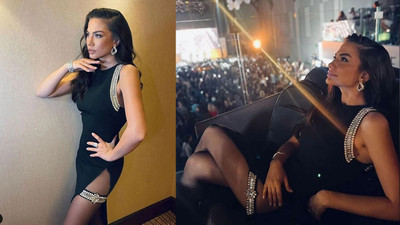 Demet Özdemir'in cesur pozuna iltifat yağdı