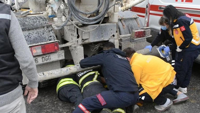 Beton mikseri dehşeti: 1 ölü