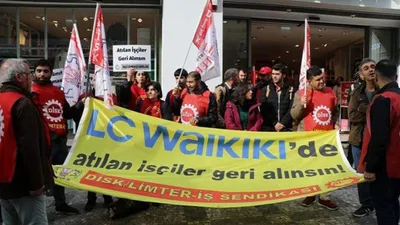 LC Waikiki işçileri eyleme başladı