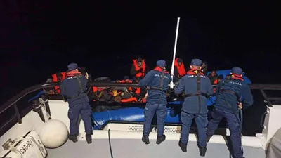 Bodrum açıklarında 67 düzensiz göçmen yakalandı