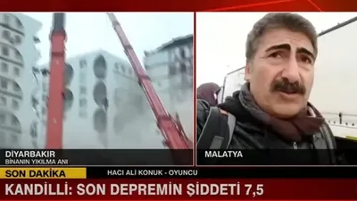 Ünlü oyuncu korku dolu anları böyle anlattı: 10 tane bina gözümün önünde yıkıldı