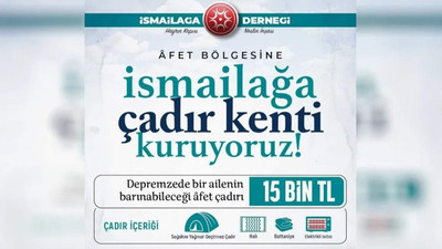 Bu da İsmailağa'nın çadırkent tarifesi: Çadır başı 15 bin TL