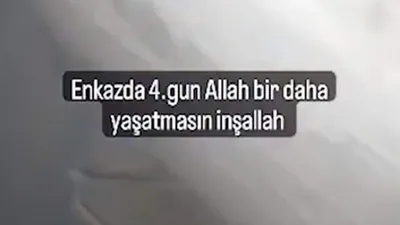 Depremzedelerin enkaz altında kaldıkları anlar kamerada