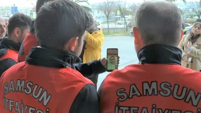 Enkazdan kendisini çıkaran itfaiye ekibine böyle teşekkür etti