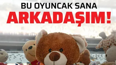 Beikta, Antalyaspor Manda  Depremzede ocuklar in Sahaya Atlmak zere Pelu Oyuncak Kampanyas Balatt