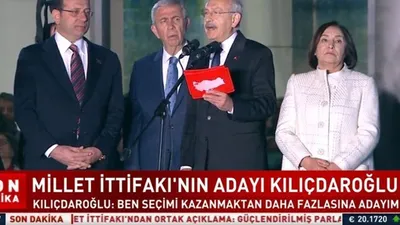 Kılıçdaroğlu, İmamoğlu ve Yavaş ile kürsüye çıktı: Aday ben değilim, aday hepimiziz