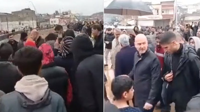 Şanlıurfa'da İçişleri Bakanı Süleyman Soylu’ya protesto