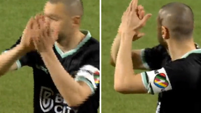 Burak Yılmaz'ın pazu bandı olay oldu