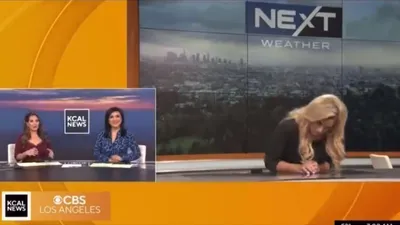Canlı yayında korkutan anlar... Sunucu canlı yayında bayıldı