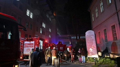 İstanbul'da hastanenin ameliyathane katında yangın!