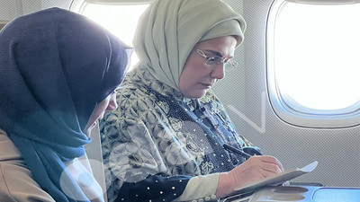 THY'nin tarifeli seferinde Emine Erdoğan sürprizi