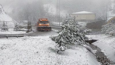 Bolu Dağı beyaza büründü