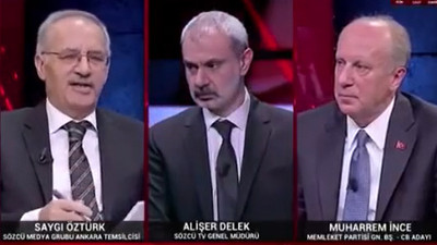 Muharrem İnce'yi canlı yayında küplere bindiren soru: ''Saygısızlık bu''