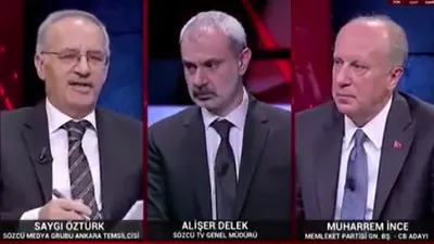 Muharrem İnce'yi canlı yayında küplere bindiren soru: ''Saygısızlık bu''