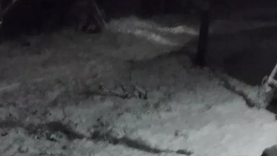 Malatya'da Nisan ayının sonunda kar sürprizi