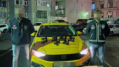 İstanbul'da durdurulan taksiden cephanelik çıktı
