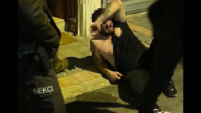 Mahalleli kadını döven vandala dayak öyle atılmaz böyle atılır dedi