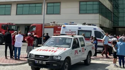 Devlet hastanesinde yangın paniği