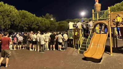 Çocuk parkında cinayet