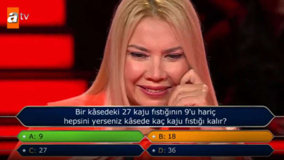 Akademisyenin Kim Milyoner Olmak İster'de elendiği soru şoke etti