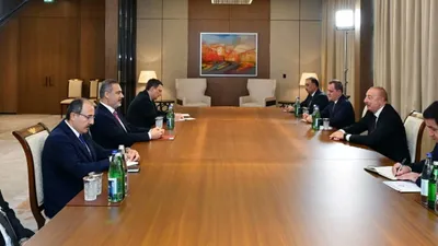Hakan Fidan, Aliyev ile görüştü