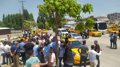 Van'da taksiciler kontak kapattı