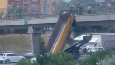 İstanbul'da hafriyat kamyonu dehşeti
