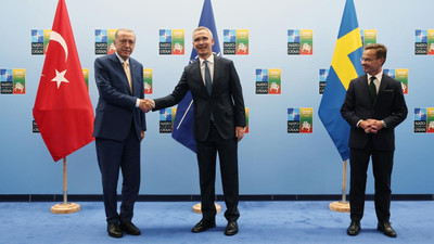 Erdoğan, Stoltenberg ve Kristersson bir araya geldi