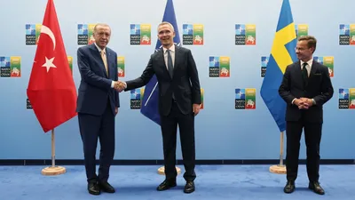 Erdoğan, Stoltenberg ve Kristersson bir araya geldi