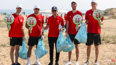 Filenin Efeleri'nden kıyı temizliği