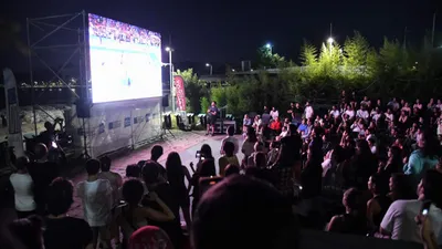 Kadıköy Kalamış'ta maç keyfi