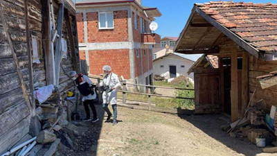 Derede bulunan çuvaldan ceset çıktı