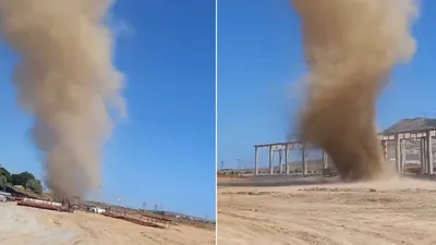 Dev hortum saniye saniye kamerada